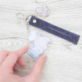 Japan Peanuts Glitter Tag Keychain - Snoopy : Brother Olaf - 2