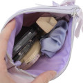 Japan Sanrio Ribbon Cosmetic Pouch - Little Twin Stars : Dolly Mix - 3
