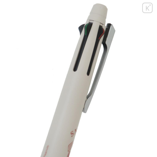 Japan Peanuts Jetstream 4&1 Bamboo Multi Ballpoint Pen + Mechanical Pencil - Snoopy : Beige - 2