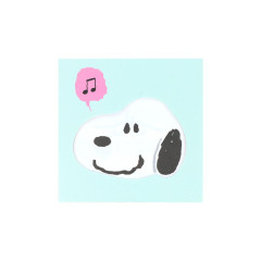 Japan Peanuts Square Memo - Snoopy : Window Display