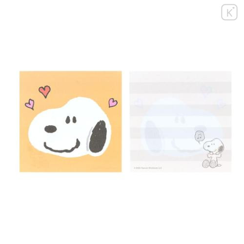 Japan Peanuts Square Memo - Snoopy : Window Display - 4