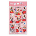 Japan Moomin Hallmark Gold Sticker - Little My : Flower - 1