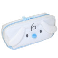 Japan Sanrio Twin Fluffy Plush Pen Case - Cinnamoroll & Milk : Face - 2