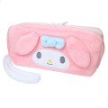 Japan Sanrio Twin Fluffy Plush Pen Case - My Melody & My Sweet Piano : Face - 1