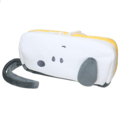 Japan Peanuts Twin Fluffy Plush Pen Case - Snoopy & Woodstock : Face