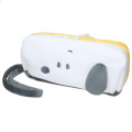 Japan Peanuts Twin Fluffy Plush Pen Case - Snoopy & Woodstock : Face - 1