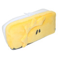 Japan Peanuts Twin Fluffy Plush Pen Case - Snoopy & Woodstock : Face - 2