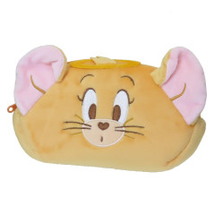 Japan Tom and Jerry Fluffy Plush Pen Case - Jerry : Angel