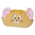 Japan Tom and Jerry Fluffy Plush Pen Case - Jerry : Angel - 1