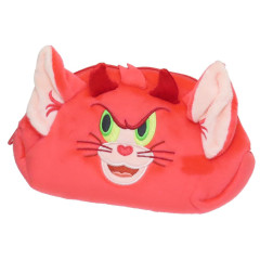 Japan Tom and Jerry Fluffy Plush Pen Case - Tom : Devil