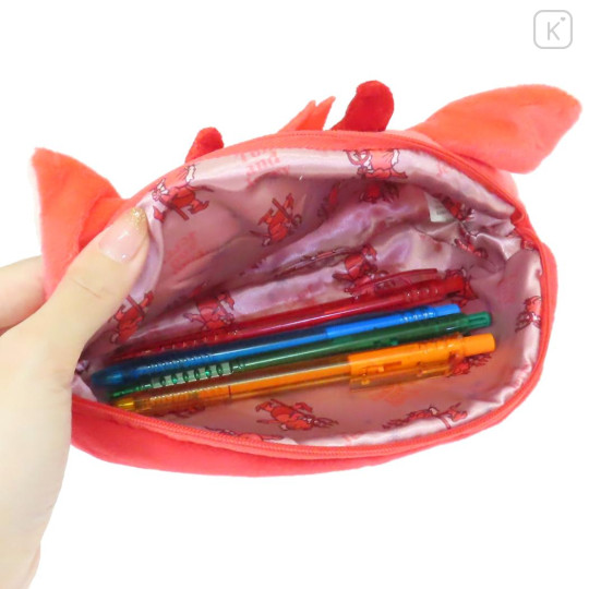 Japan Tom and Jerry Fluffy Plush Pen Case - Tom : Devil - 3