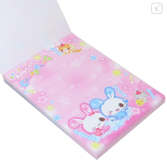 Japan Mini Notepad - Fluffy Rabbit Pink : Heisei Retro - 2