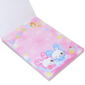 Japan Mini Notepad - Fluffy Rabbit Pink : Heisei Retro - 2
