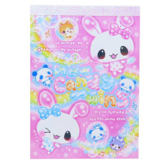 Japan A6 Notepad - Fluffy Rabbit Pink : Heisei Retro