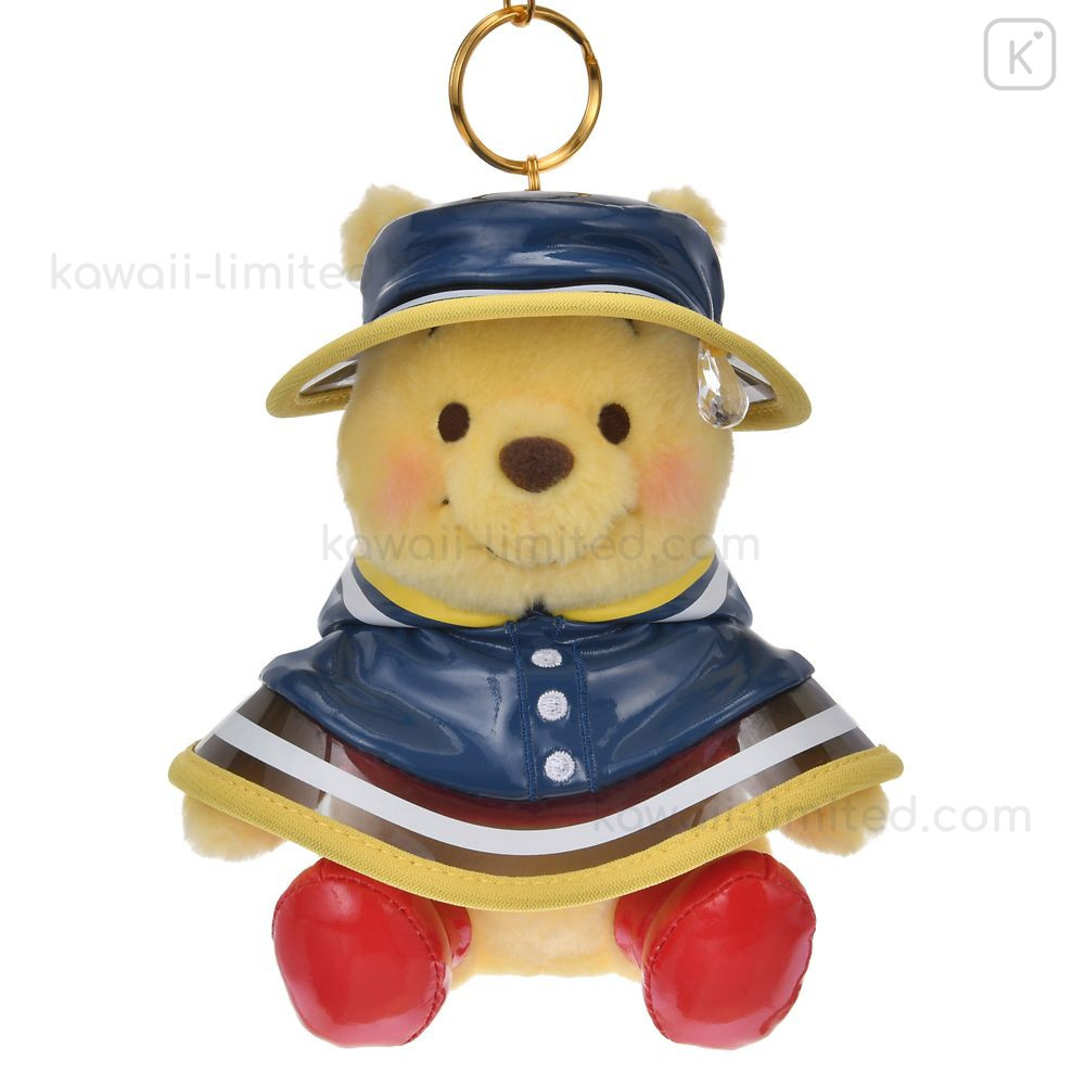 ディズニーグッズ Japan Disney Store Plush Keychain - Pooh : Raindrop