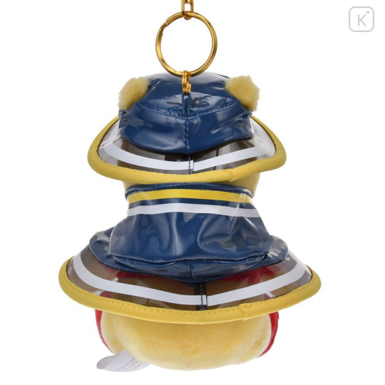 Japan Disney Store Plush Keychain - Pooh : Raindrop & Raincoat - 3