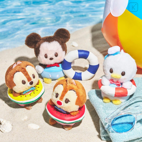 Japan Disney Store Urupocha-chan Plush - Chip : Summer Float Kiri - 7