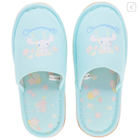 Japan Sanrio Room Slippers - Cinnamoroll : Flower - 1