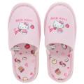 Japan Sanrio Room Slippers - Hello Kitty : Apple Pink - 1