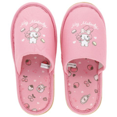Japan Sanrio Room Slippers - My Melody : Strawberry Pink