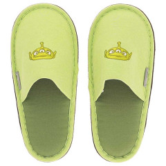 Japan Disney Room Slippers - Toy Story : Little Green Men Aliens Green