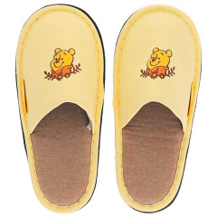 Japan Disney Room Slippers - Pooh : Deep Yellow