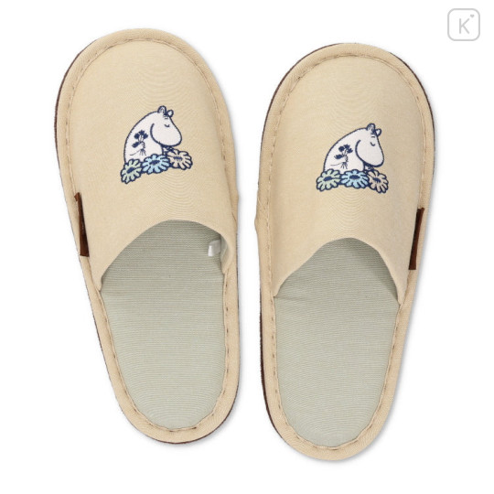 Japan Moomin Room Slippers - Moomintroll : Flower - 1