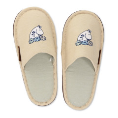 Japan Moomin Room Slippers - Moomintroll : Flower