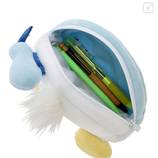 Japan Disney Store Fluffy Plush Pen Case - Donald : Mokomoko Bithday Butt - 6