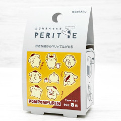 Japan Sanrio Karakara Peritte Roll Sticker - Pompompurin : Life With Muffin