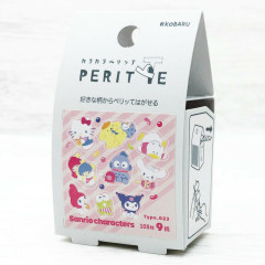 Japan Sanrio Karakara Peritte Roll Sticker - Characters Sweets