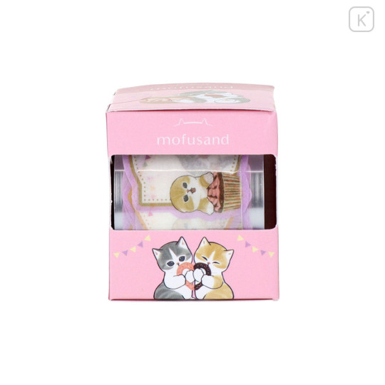 Japan Mofusand Masking Roll Sticker - Cat : Sweets Message - 1