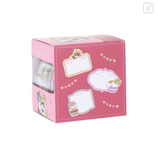 Japan Mofusand Masking Roll Sticker - Cat : Sweets Message - 2