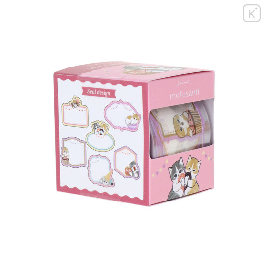Japan Mofusand Masking Roll Sticker - Cat : Sweets Message - 3