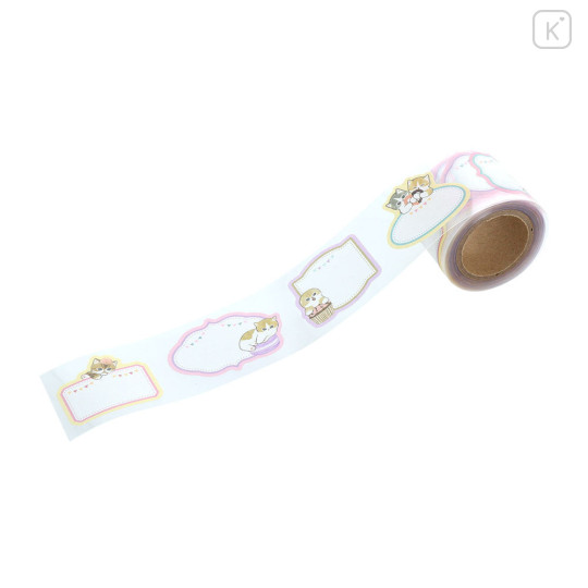 Japan Mofusand Masking Roll Sticker - Cat : Sweets Message - 5