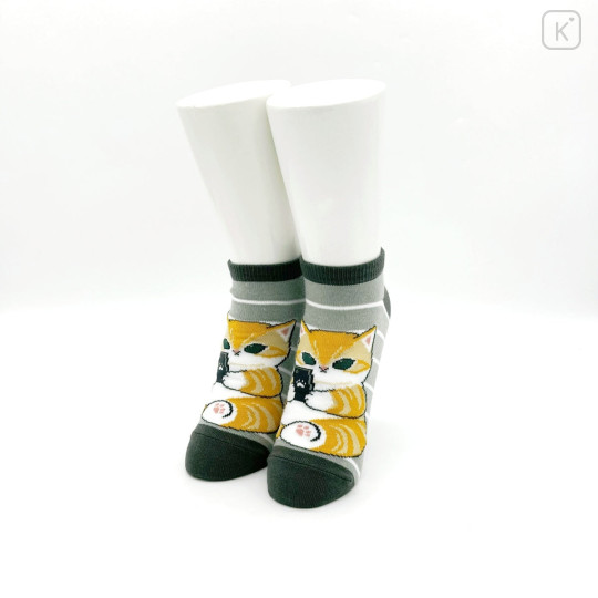 Japan Mofusand Ankle Socks - Cat : Smartphone Time - 2
