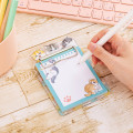 Japan Mofusand Notepad Memo with Binder - Workplace Intervention Team Nyan - 2