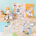 Japan Mofusand Notepad Memo with Binder - Workplace Intervention Team Nyan - 3
