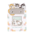 Japan Mofusand Notepad Memo with Binder - Workplace Intervention Team Nyan - 5
