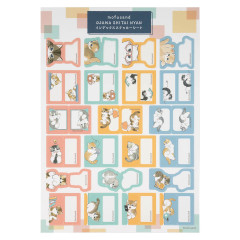 Japan Mofusand Index Sticker - Workplace Intervention Team Nyan A5