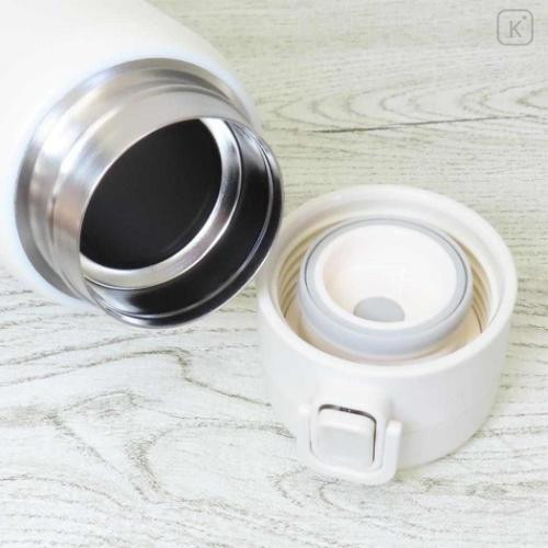Japan Mofusand Stainless Steel One Push Bottle 480ml - Cat Dinosaur Nyan - 4