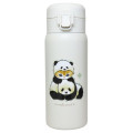 Japan Mofusand Stainless Steel One Push Bottle 350ml - Cat Panda Nyan - 1
