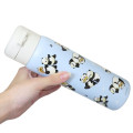 Japan Mofusand Stainless Steel One Push Bottle 480ml - Cat Panda Nyan Blue - 2