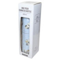 Japan Mofusand Stainless Steel One Push Bottle 480ml - Cat Panda Nyan Blue - 5
