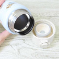 Japan Mofusand Stainless Steel One Push Bottle 350ml - Cat Dinosaur Nyan Blue - 4