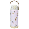 Japan Mofusand Stainless Steel One Push Bottle 1000ml - Cat Cupcake Nyan Pink - 1