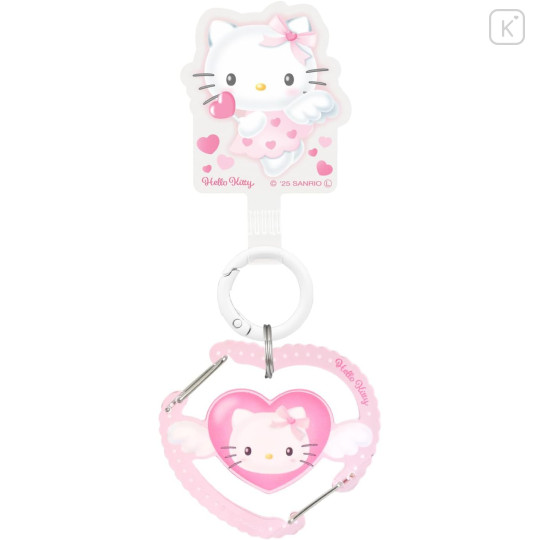 Japan Sanrio Multi Ring Plus with Clear Carabiner - Hello Kitty : Dreaming Angel - 1