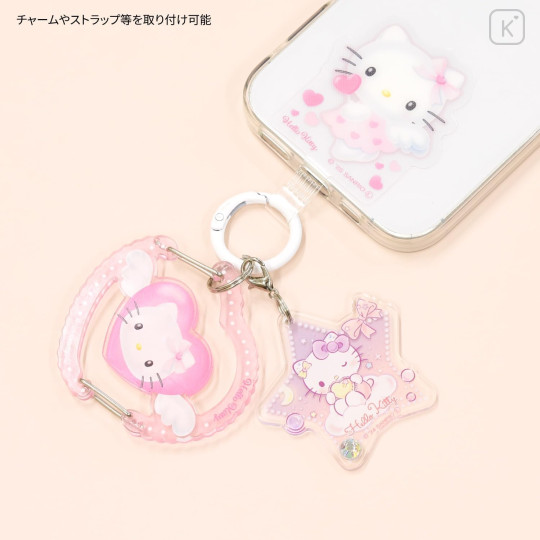 Japan Sanrio Multi Ring Plus with Clear Carabiner - Hello Kitty : Dreaming Angel - 5