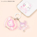 Japan Sanrio Multi Ring Plus with Clear Carabiner Phone Charm - Hello Kitty : Dreaming Angel - 5