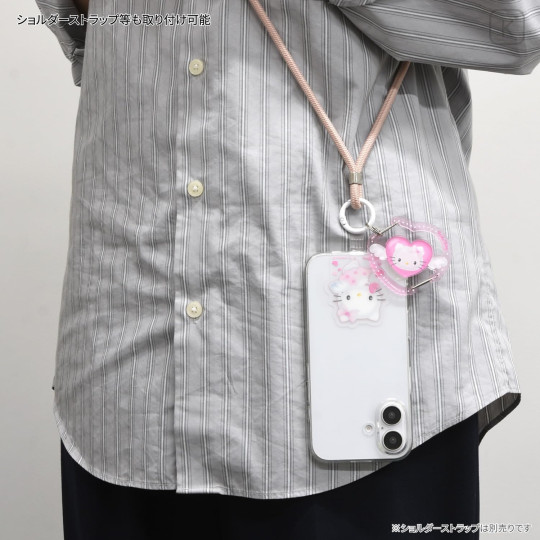 Japan Sanrio Multi Ring Plus with Clear Carabiner - Hello Kitty : Dreaming Angel - 6